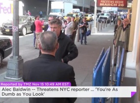 No es la primera vez que Baldwin se enfrasca con un "paparazzi"